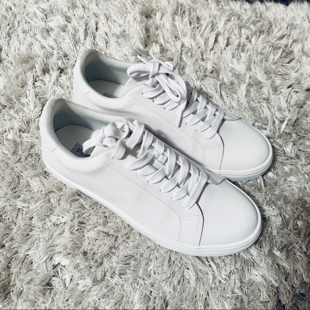 Steve Madden Classic White Sneakers Trainers